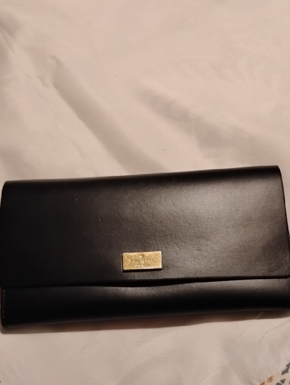 Kate Spade Pink and Black Large wallet